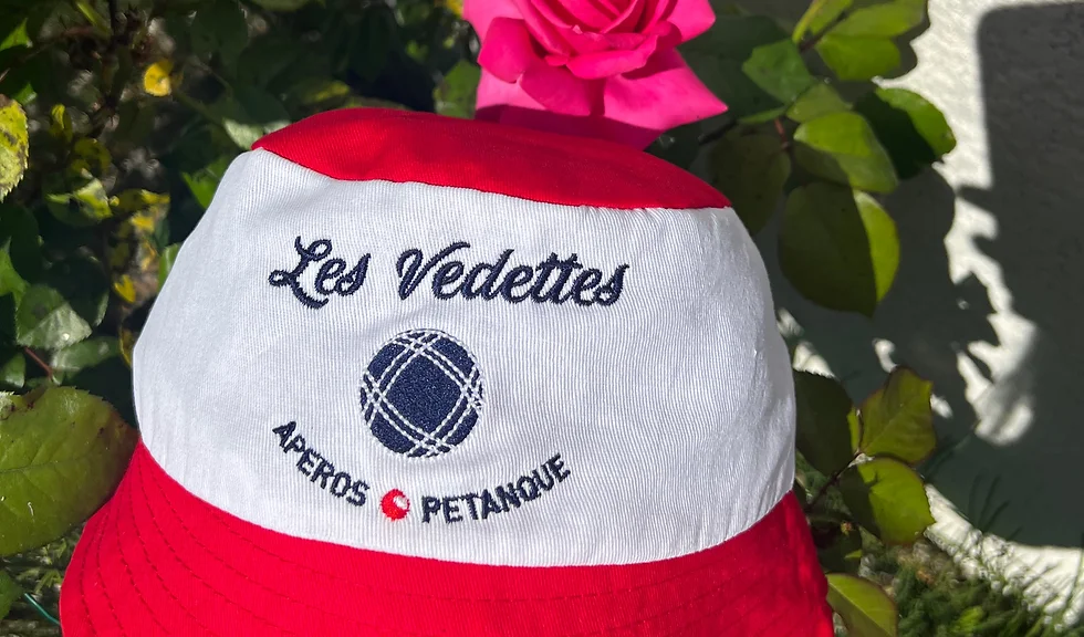Les vedettes apéro pétanque broderie bob